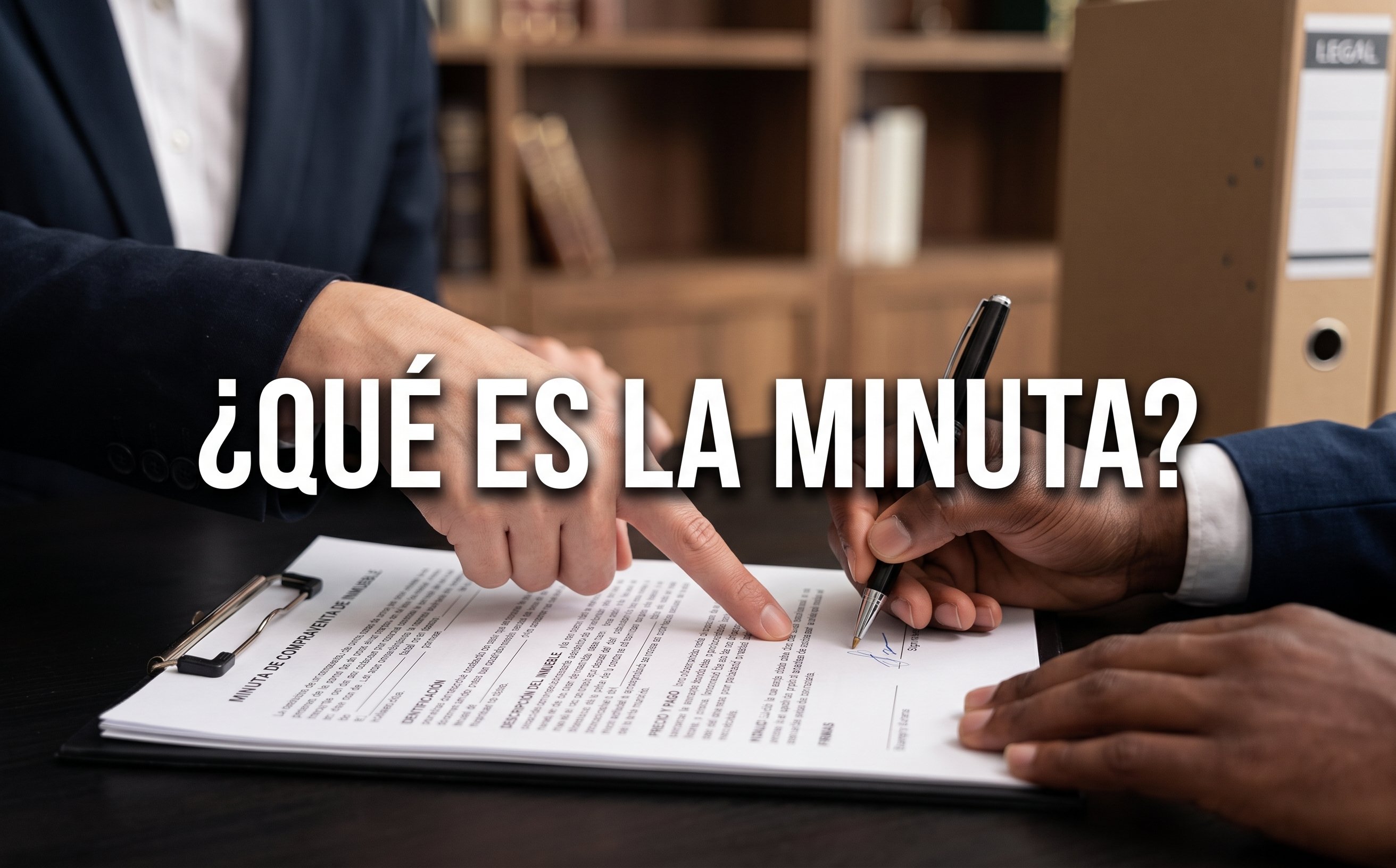 ¿Firmaste la Minuta y Crees que la Compra ya Terminó? La Verdad sobre este Trámite Inmobiliario